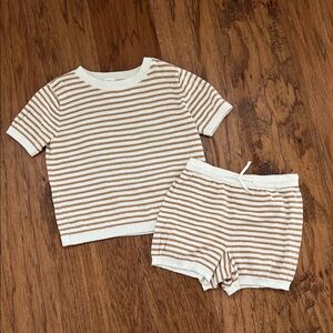 H&M Knit Striped Matching Set